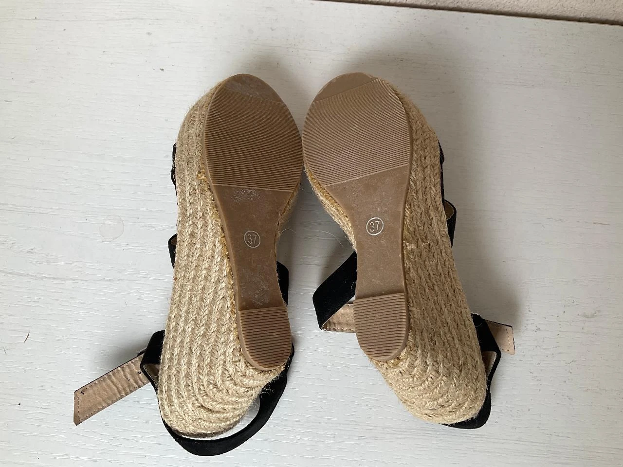 Sandálias rasteiras pretas Love Shoes tamanho 37 – novas e elegantes – photo 4